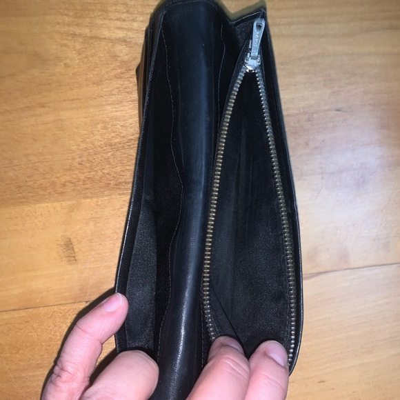 Loewe Black Soft Leather Wallet Bifold Unisex Slim Wallet Nappa GUC - Picture 7 of 16